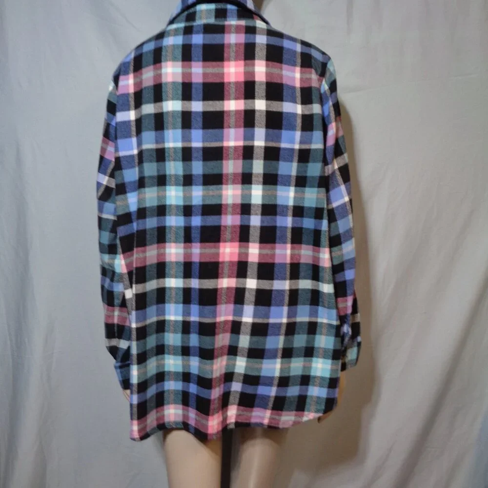 Woman Within flannel shirt size L(18/20) - Picture 5 of 9